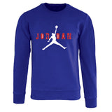 Jordan Printed Winter Unisex Sweatshirt Blue | 24HOURS.PK