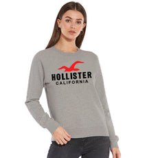 Holister California Winter Sweatshirt For Unisex Grey | 24hours.pk