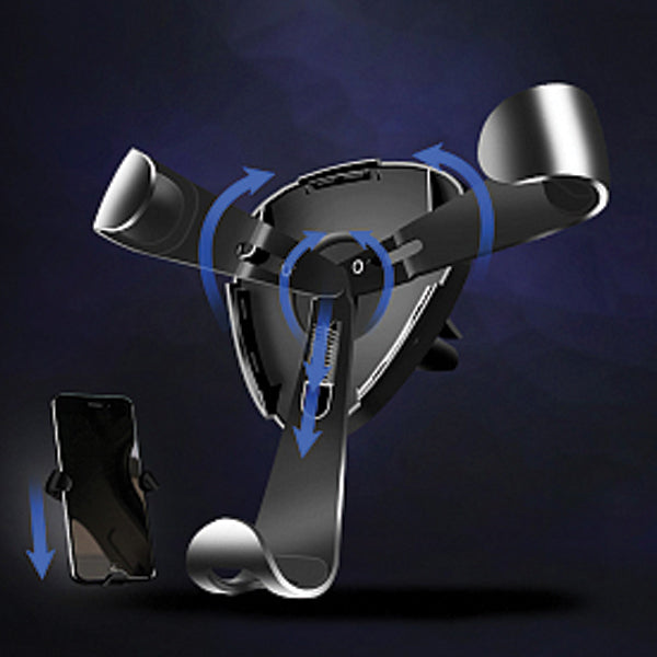 Pack of 2 Sunglasses Bluetooth Wireless Headsets and Universal Gravity Metal Air Vent Car Mount Mobile Holder | 24HOURS.PK