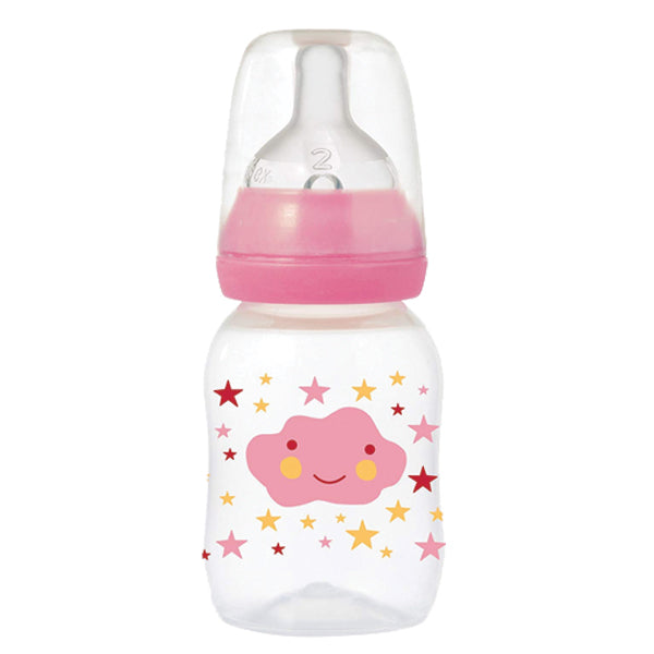 Tgex 110 ML Plastic Feeding Bottle with Silicone Teat | 24HOURS.PK