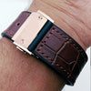 Simple Design Wrist Watch Leather Brown Master Lock & Belt With Golden Dial | 24HOURS.PK