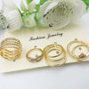 New Style Latest Rings Set Multicolors & Random Design Stones | 24HOURS.PK