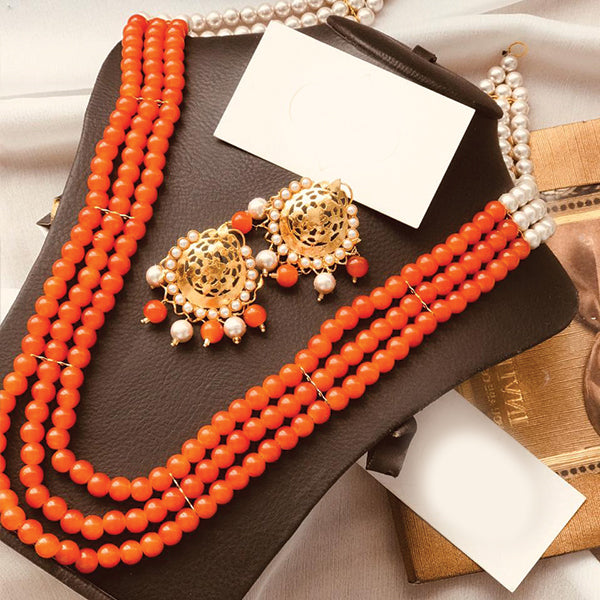 Latest Style Multicolors Pearls Necklace For Womens Set | 24HOURS.PK