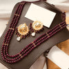Latest Dark & Light Multicolors Pearls Necklace For Womens Set | 24HOURS.PK