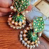 Creative Design With White Pearls Egyptan Style Earrings For Her Light Random Colors | 24HOURS.PK