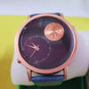 Latest Design Leather Straps Analog Watch Random Colors | 24HOURS.PK