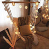 20 led Cotton Balls Strings Multi Colours Ball Warm White Light 3 Metters | 24HOURS.PK