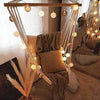 20 led Cotton balls strings Multi colours ball warm white light  3 metters | 24hours.pk