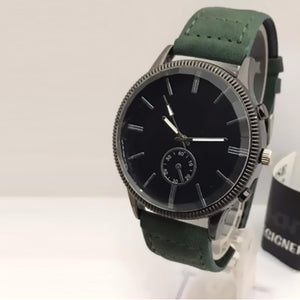 New Roman Watches For Mens Cost Black Dial with Green Belt | 24HOURS.PK