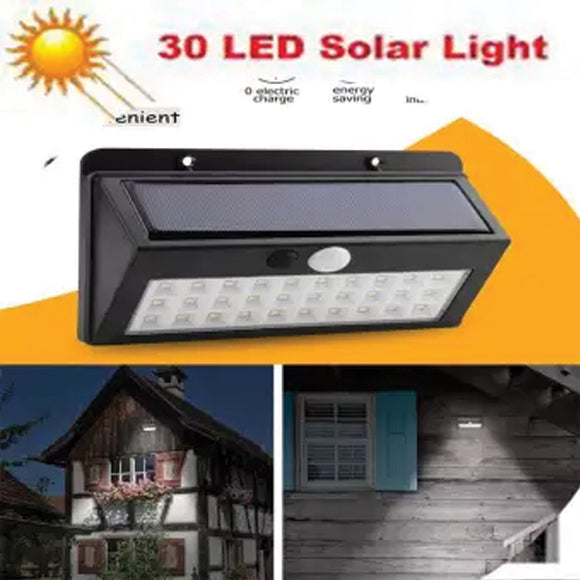 Solar lights Outdoor, 30 LED Waterproof Solar Powered Motion Sensor Security Light | 24HOURS.PK