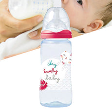 Tigex 300 ML Silicone teat Plastic Feeding Bottle Pink | 24HOURS.PK
