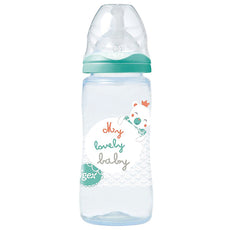 Tigex 300 ML Silicone teat Plastic Feeding Bottle Sea Green | 24HOURS.PK