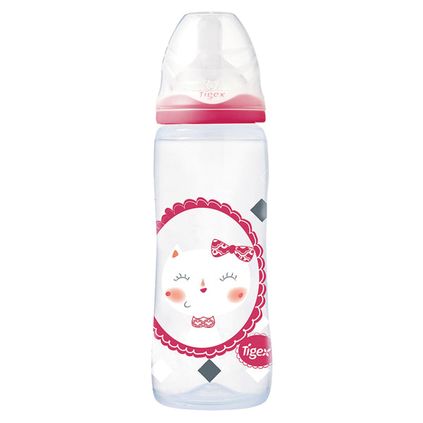 Tigex - Wide Neck Baby Bottle - 360ml - Pink | 24HOURS.PK