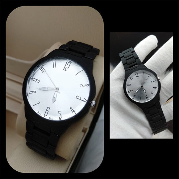 New Simple White & Black Wrist Watch For Womens | 24hours.pk