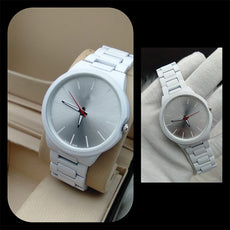 New Simple White Wrist Watch For Womens | 24hours.pk