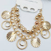 Creative Design Chains Gold Bracelet For Girls And Women | 24hours.pk
