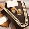 Latest Light Multicolors Pearls Necklace For Womens Set | 24HOURS.PK