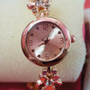 Women Flower Design Bracelet Wrist Watch Random Colors | 24HOURS.PK