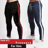 Pack of 2 Terry Free Size Trousers For Mens | 24HOURS.PK