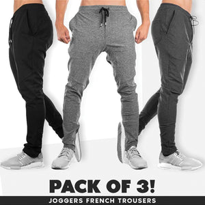 Pack of 3 Joggers French Trousers | 24HOURS.PK
