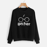 Harry Potter Printed Winter Sweatshirt - Black | 24hours.pk