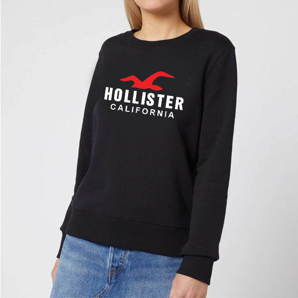 Holister California Winter Sweatshirt For Unisex Black | 24hours.pk