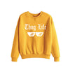 Thug Life Printed Sweatshirt For Unisex Yellow | 24hours.pk