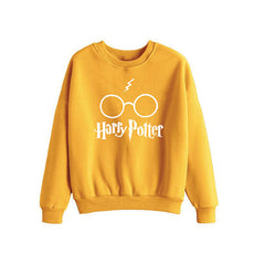 Harry Potter Printed Winter Sweatshirt - Yellow | 24hours.pk
