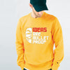 Ideas are Bulletproof Sweatshirt for Unisex Yellow | 24hours.pk