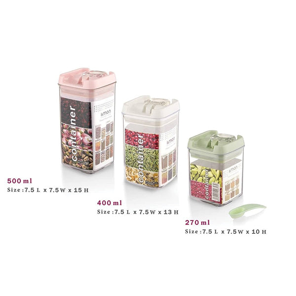 Limon 3pcs Set Food Container | 24hours.pk