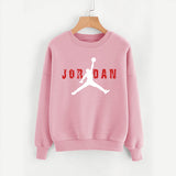 Jordan Printed Winter Unisex Sweatshirt Pink | 24hours.pk