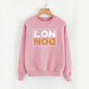 London pink new Printed Fleece Winter Sweatshirt | 24hours.pk