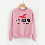 Holister California Winter Sweatshirt For Unisex Pink | 24hours.pk