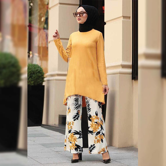 Simple Design Yellow Kurti For Womens | 24hours.pk