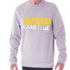 Log Kya Kahenge Printed Winter Sweatshirt For Unisex - Grey | 24HOURS.PK
