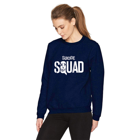 Suicide Squad Winter Sweatshirt For Unisex - Blue | 24hours.pk