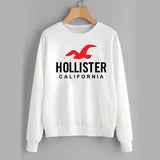 Holister California Winter Sweatshirt For Unisex White | 24hours.pk