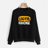 Log Kya Kahenge Printed Winter Sweatshirt Black For Unisex | 24HOURS.PK