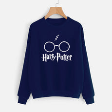 Harry Potter Printed Winter Sweatshirt - Blue | 24hours.pk