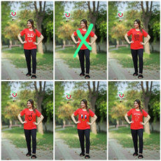 Red Mickey Mouse Printed Style Night Suit For Women