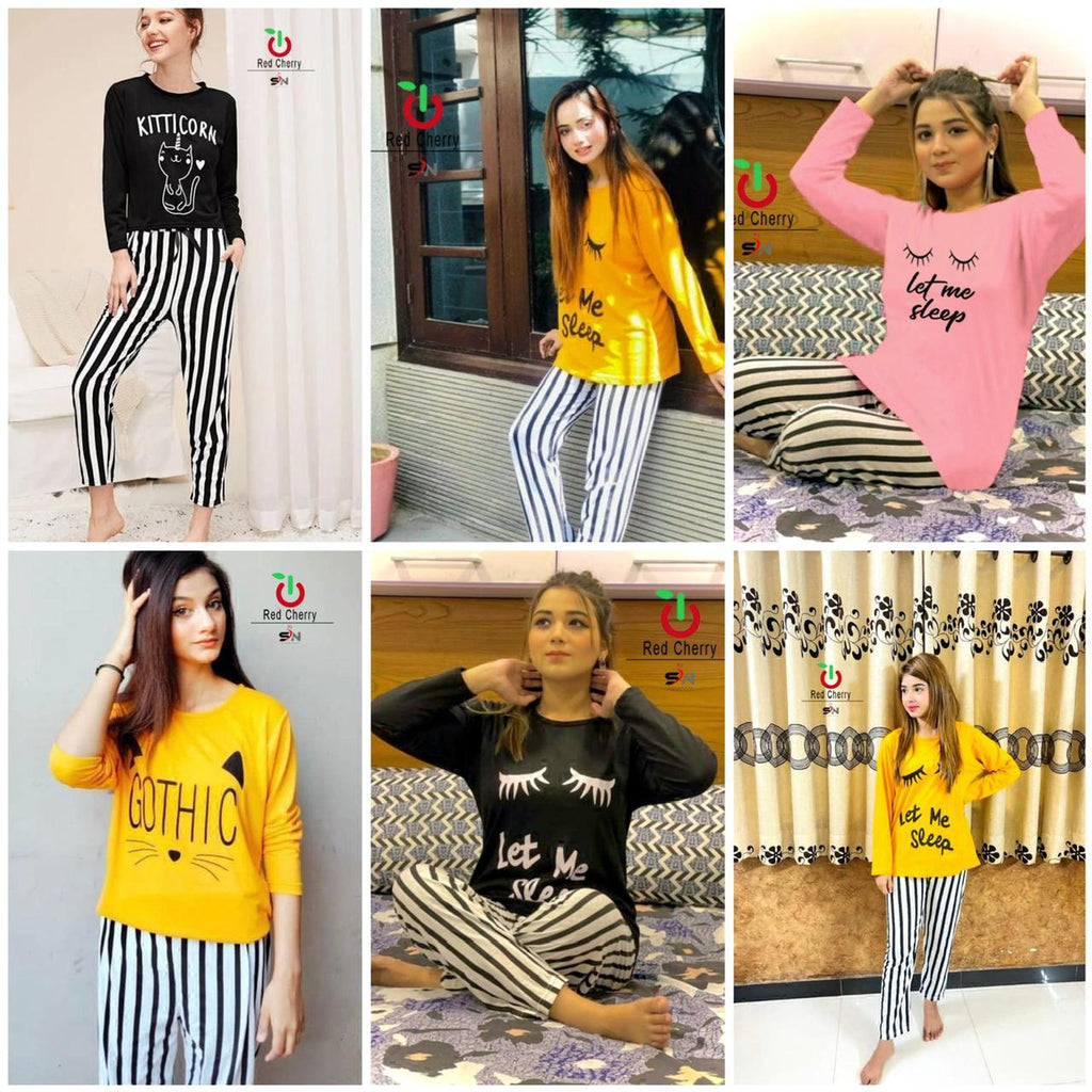 Printed Night Suit For Her
