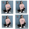 Ladies Sleeping Wear Printed Night Suit Pink & OffWhite 4314