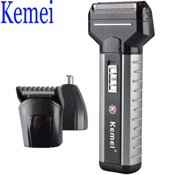 Kemei KM-1120 Razor 3 Replacement Heads Electric Shaver for Men 3 pcs Razor | 24hours.pk