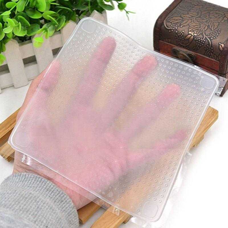 Set of 4 Stretch and Fresh Re-Usable Food Wraps (As Seen On TV) | 24hours.pk