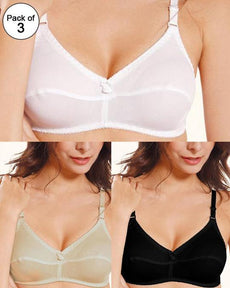 Pack of 3 Flourish Apple Bra | 24hours.pk