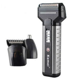 Kemei KM-1120 Razor 3 Replacement Heads Electric Shaver for Men 3 pcs Razor | 24hours.pk