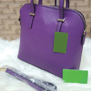 Trendy Ladies Travel Tote Hand Shoulder Bag Purple 25490