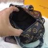 Cross Body Dhol Style Bag With Half Belt Half Chain Black 9299