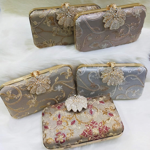 New Latest Fancy Clutch In Random Design & Colors