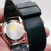 Curren Stainless Steel Back Mash Black Color Chain Tose Gold In Blue Watch For Men's 61235